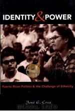 IDENTITY AND POWER:PUERTO RICAN POLITICS AND THE CHALLENGE OF ETHNICITY   1998  PDF电子版封面    JOSE E.CRUZ 