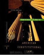 AMERICAN CONSTITUTIONAL LAW VOLUME Ⅰ FIFTH EDITION   1999  PDF电子版封面    RALPH A.ROSSUM AND G.ALAN TARR 