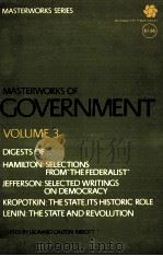 MASTERWORKS OF GOVERNMETN VOLUME 3   1947  PDF电子版封面    LEONARD DALTON ABBOTT 