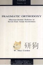 PRAGMATIC ORTHODOXY   1997  PDF电子版封面    W.MAX CORDEN 