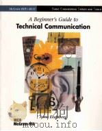 A BEGINNER‘S GUIDE TO TECHNICAL COMMUNICATION   1998  PDF电子版封面    ANNE EISENBERG 