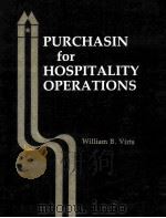 PURCHASING FOR HOSPITALITY OPERATIONS   1987  PDF电子版封面     