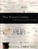 NEW VENTURE CREATION:ENTREPRENEURSHIP FOR THE 21ST CENTURY FIFTH EDITION（1999 PDF版）