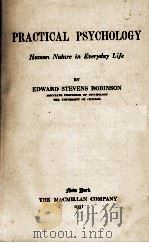 PRACTICAL PSYCHOLOGY   1931  PDF电子版封面    EDWARD STEVENS ROBINSON 
