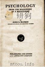 PSYCHOLOGY   1919  PDF电子版封面    JOHN B. WATSON 