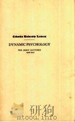 DYNAMIC PSYCHOLOGY   1918  PDF电子版封面     