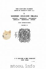 MODERN ENGLISH DRAMA VOLUME 18     PDF电子版封面    CHARLES W ELIOT 