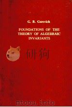FOUNDATIONS OF THE THEORY OF ALGEBRAIC INVARIANTS   1964  PDF电子版封面    G.B.GUREVICH 