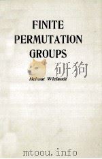 FINITE PERMUTATION GROUPS（1964 PDF版）
