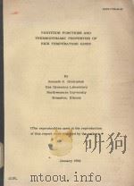 PARTITION FUNCTIONS AND THERMODYNAMIC PROPERTIES OF HIGH TEMPERATURE GASES   1964  PDF电子版封面    KENNETH S. DRELLISHAK 