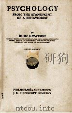 PSYCHOLOGY   1924  PDF电子版封面    JOHN B. WATSON 