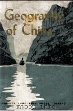 GEOGRAPHY OF CHINA   1972  PDF电子版封面     