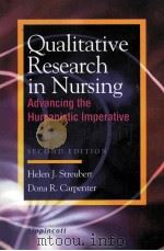 QUALITATIVE RESEARCH IN NURSING:ADVANCING THE HUMANISTIC IMPERATIVE SECOND EDITION（1999 PDF版）