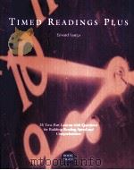 TIMED READINGS PLUS BOOK EIGHT   1998  PDF电子版封面    EDWARD SPARGO 