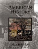 AMERICAN HISTORY:A SURVEY VOLUME 1:TO 1877 ELEVENTH EDITION   1995  PDF电子版封面    ALAN BRINKLEY 