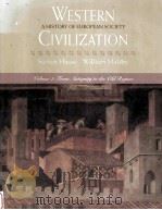 WESTERN CIVILIZATION:A HISTORY OF EUROPEAN SOCIETY VOLUME 1   1999  PDF电子版封面     