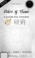 rules of thumb_a guide for writers fifth edition P179     PDF电子版封面     