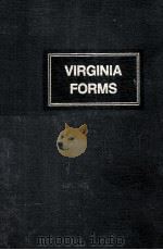 VIRGINIA FORMS VOLUME 1 CIVIL LITIGATION 1989 REPLACEMENT EDITION（1989 PDF版）