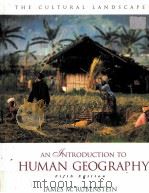 THE CULTURAL LANDSCAPE:AN INTRODUCTION TO HUMAN GEOGRAPHY FIFTH EDITION   1996  PDF电子版封面     