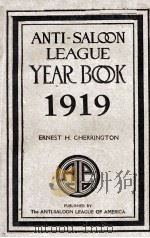 ANTI-SALOON LEAGUE YEAR BOOK（1919 PDF版）