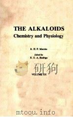 THE ALKALOIDS Chemistry and Physiology VOLUME XX（ PDF版）