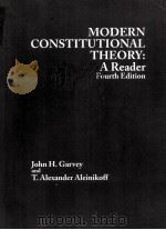 MODERN CONSTITUTIONAL THEORY:A READE FOURTH EDITION（1999 PDF版）