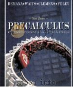 PRECALCULUS FUNCTIONS AND GRAPHS THIRD EDITION   1997  PDF电子版封面    FRANKLIN DEMANA AND OTHERS 