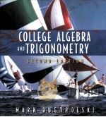 COLLEGE ALGEBRA AND TRIGONOMETRY SECOND EDITION   1999  PDF电子版封面     