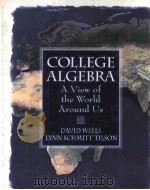 COLLEGE ALGEBRA:A VIEW OF THE WORLD AROUND US   1997  PDF电子版封面    DAVID WELLS AND LYNN SCHMITT T 