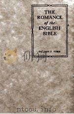 THE ROMANCE of thE ENGILISH BIBLE（1911 PDF版）