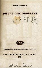 JOSEPH THE PROVIDER   1946  PDF电子版封面    H.T.LOWE-Porter 