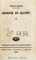 JOSEPH IN  EGYPT   1945  PDF电子版封面     