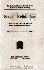 SOCIAL REBUILDERS   1921  PDF电子版封面     