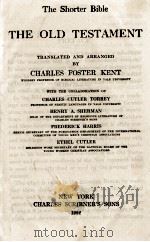 THE OLD TESTAMENT   1922  PDF电子版封面     