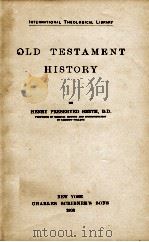 OLD TESTAMENT HISTORY   1903  PDF电子版封面     