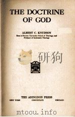 THE DOCTRINE OF GOD（1930 PDF版）