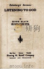 LISTENING TO GOD   1906  PDF电子版封面    HUGH BLACK 