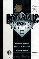 dynamic geotechnical testing Ⅱ P427     PDF电子版封面     