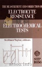 the measurement and correction of electrolyte resistance in electrochemical tests P225（ PDF版）