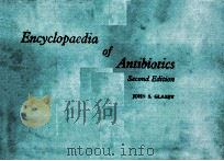encyclopaedia of antibiotics second edition     PDF电子版封面     