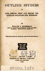 OUTLINE STUDIES   1902  PDF电子版封面    WILLIAM J. LOWSTUTER 