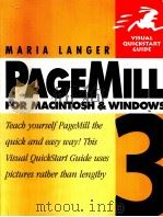 PAGEMILL 3 FOR MACINTOSH & WINDOWS   1999  PDF电子版封面    MARIA LANGER 