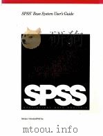 SPSS BASE SYSTEM USER‘S GUIDE   1990  PDF电子版封面     