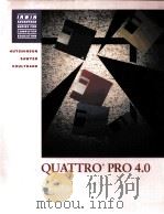 QUATTRO PRO 4.0   1994  PDF电子版封面     