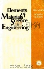 ELEMENTS OF MATERIALS SCIENCE AND ENGINEERING FOURTH EDITION   1980  PDF电子版封面    LAWRENCE H.VAN VLACK 