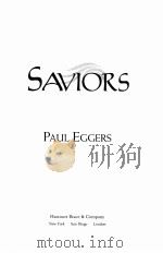 SAVIORS   1998  PDF电子版封面    PAUL EGGERS 