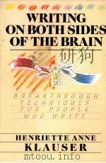 WRITING ON BOTH SIDES OF THE BRAIN（1987 PDF版）