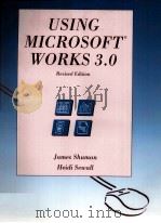 USING MICROSOFT WORKS 3.0 REVISED EDITION   1994  PDF电子版封面     