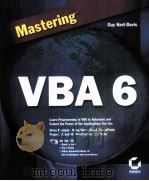 MASTERING VBA 6   1999  PDF电子版封面    GUY HART-DAVIS 