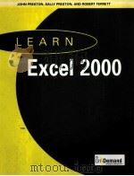 LEARN EXCEL 2000   1999  PDF电子版封面     